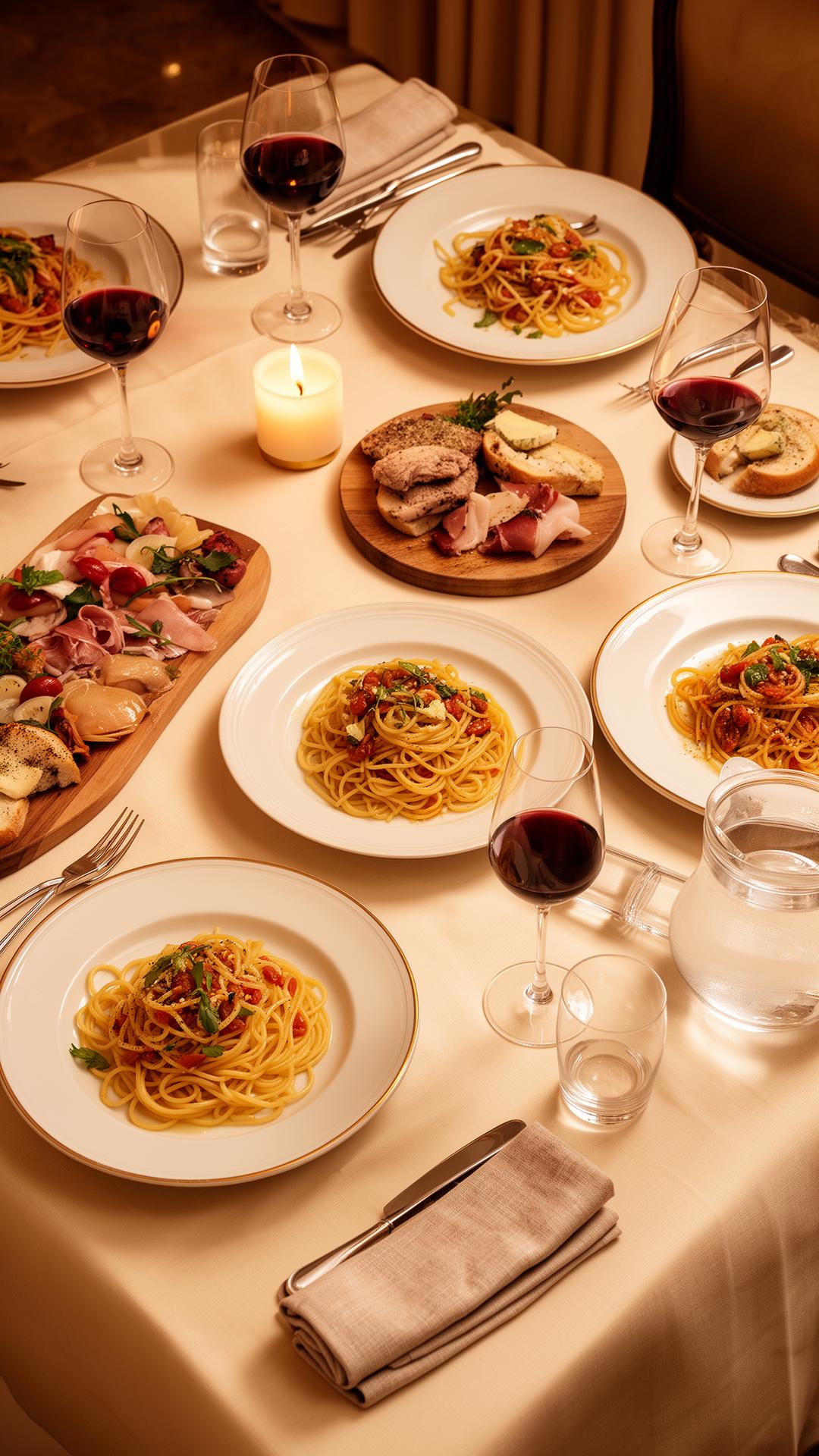 Dîner au restaurant